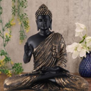 Buddha Idol Statue Showpiece Gift Gifting Item Polystone Home Decor Decoration